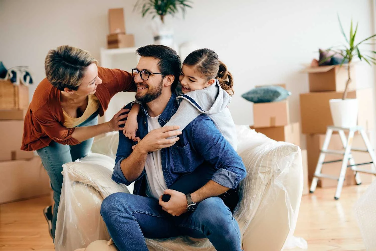 Family spending time together